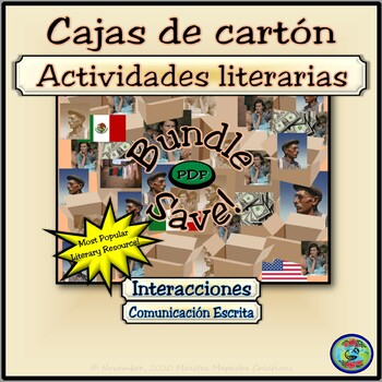 Preview of Cajas de cartón Literary Activity Bundle