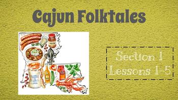 Preview of Cajun Folktales Guidebook Unit Section 1