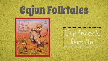 Preview of Cajun Folktales Lapin Guidebook Unit Bundle
