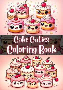 Preview of Cake Cuties Coloring Book