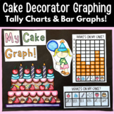 Cake Decorator Graphing Craft | With Tally Charts and Bar Graphs
