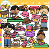 Cake and Ice Cream: Party Clip Art