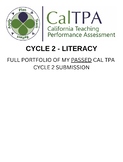CalTPA Cycle 2 - LITERACY Multiple Subjects Example
