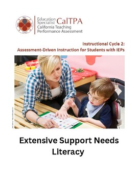 Preview of CalTPA ESN Cycle 2 Example - Literacy (PASSING SCORE OF 26)