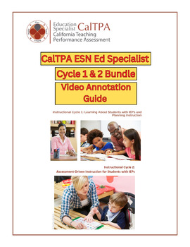 Preview of CalTPA Video Annotation Guide Outline