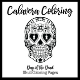 Calavera Coloring - Skulls to color for Day of the Dead