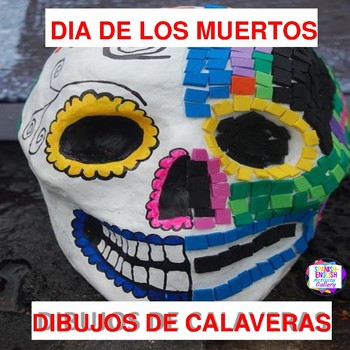 Calaveras Coloring Book/Dia De Los Muertos by Spanish-English Activity  Gallery