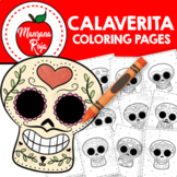 Calaveritas Coloring Pages  | Mexican Skull | Dia de los Muertos