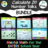 Calculate It! Paperless Number Talks for 1st Grade Year-Lo