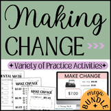 Calculate & Make Change MEGA BUNDLE | Worksheet, Digital A