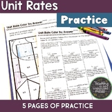 Calculate Unit Rate Practice Pages