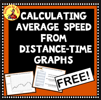Preview of Calculating AVERAGE SPEED from DISTANCE TIME GRAPHS Activity Distance Learning