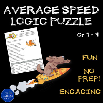 Preview of Calculating Average Speed Logic Puzzles