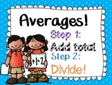 Calculating Averages - Crafty Classroom