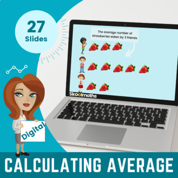 Preview of Calculating Averages - 6th Grade Digital Learning CCSS.6.SP.A.1