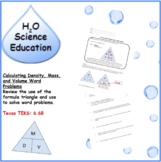 Calculating Density, Mass, and Volume (Google Docs)