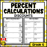 Calculating Discounts With Percent