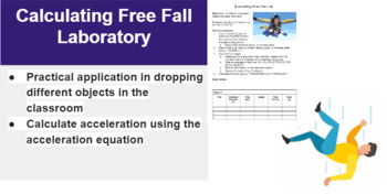 Preview of Calculating Free Fall Laboratory