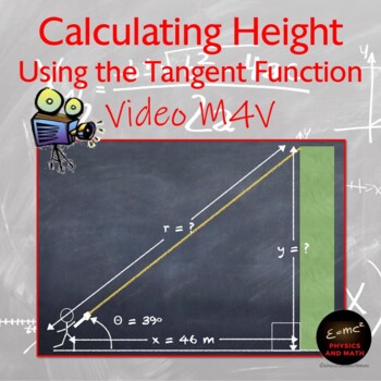 Preview of Calculating Height using the Tangent Function m4v Video