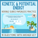 Calculating Kinetic & Potential Energy - Paperless Practic