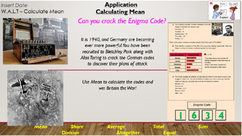 Preview of Calculating Mean - Full 2 Lesson Bundle Pack! Year 6, 7, 8 - Grade 5, 6, 7