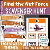 Calculating Net Force Halloween Science Activity / Balance