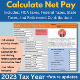 Calculating Net Income | Paychecks, Payroll Taxes & Deduct