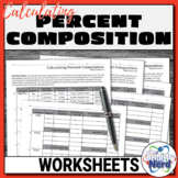 Calculating Percent Composition Worksheets | Printable and
