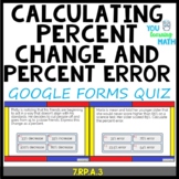Calculating Percent of Change and Percent Error: Google Fo