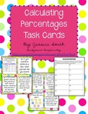 Calculating Percentages Task Cards