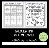 Calculating Rate of Change: Color by Number