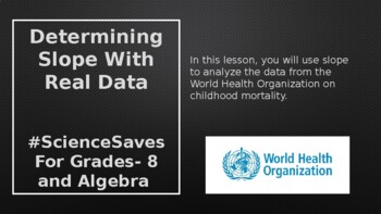 Preview of Calculating Slope Using Child Mortality Data from 1800-2020 (from #ScienceSaves)