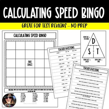 Preview of Calculating Speed Distance Time Activity | BINGO