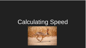 Preview of Calculating Speed Google Slides Presentation