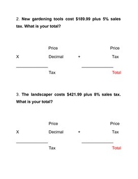 Calculating Tax by Differentiated Teaching | TPT