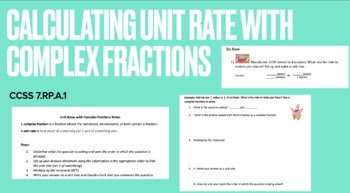 unit rate with fractions calculator
