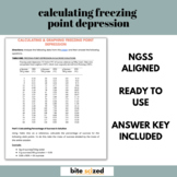 Calculating and Graphing Freezing Point Depression w/ key 