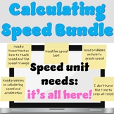 Calculating and Graphing Speed Bundle