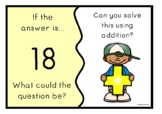 Calculation Challenge - Number Problems Task Cards | Math Centers