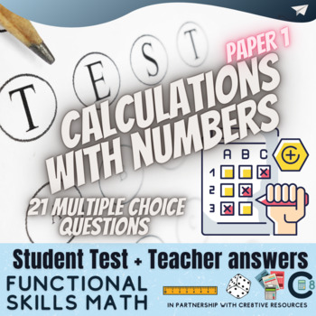 Preview of Calculations with numbers – MCQ Test Paper