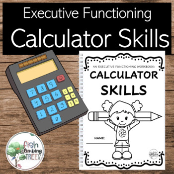 Preview of Calculator Skills Executive Functioning Workbook