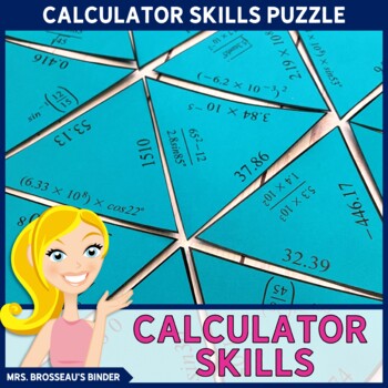 Preview of Calculator Skills Puzzle