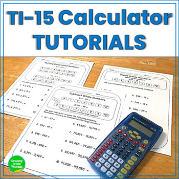 Preview of TI-15 Calculator Skills Practice