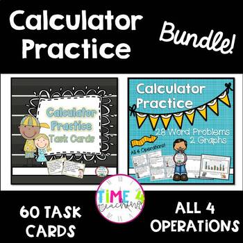 Preview of Calculator Word Problems Bundle