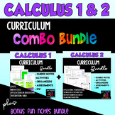 Calculus 1  Calculus 2 Combo Curriculum Bundle  plus Bonus