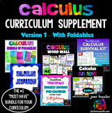 Calculus Curriculum Supplement Bundle 1