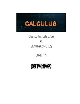 Preview of Calculus 12 Workbook