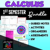 Calculus 1st Semester Differentiable Calculus Curriculum Bundle