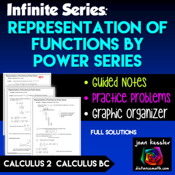 Preview of Calculus 2 Infinite Series Representing a Function as a Power Series