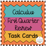 Calculus AB First Quarter Review Task Cards